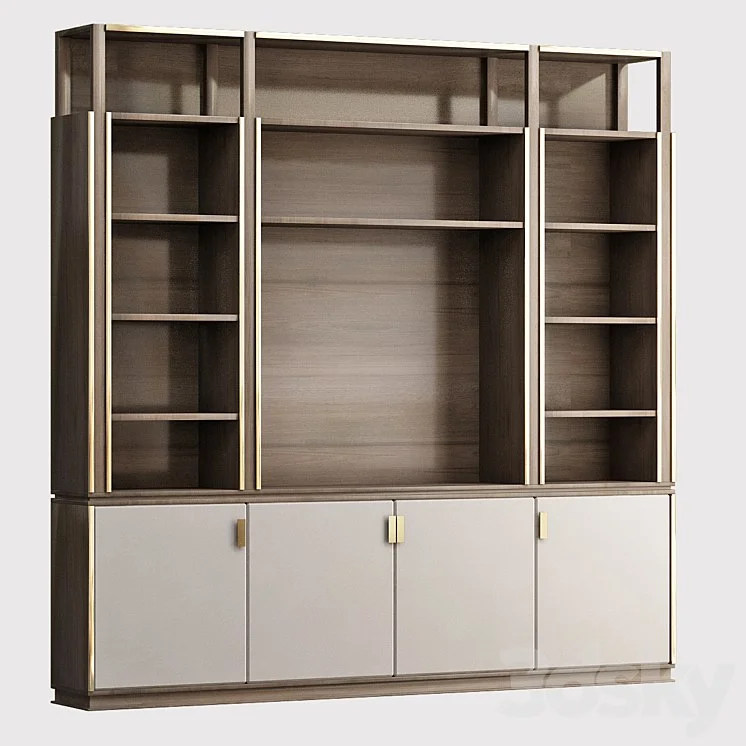 Capital Collection HUG Bookcase with TV stand